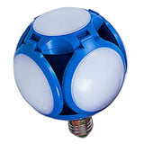 Maxbell E27 30W LED Folding Football UFO Bulb High Brightness Light Indoors  Blue