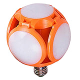 Maxbell E27 30W LED Folding Football UFO Bulb High Brightness Light Indoors  Orange