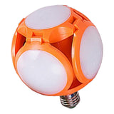 Maxbell E27 30W LED Folding Football UFO Bulb High Brightness Light Indoors  Orange