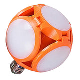 Maxbell E27 30W LED Folding Football UFO Bulb High Brightness Light Indoors  Orange