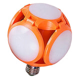 Maxbell E27 30W LED Folding Football UFO Bulb High Brightness Light Indoors  Orange