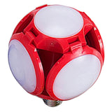 Maxbell E27 30W LED Folding Football UFO Bulb High Brightness Light Indoors  Red