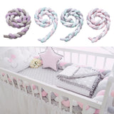 Maxbell Nordic Style Soft Knot Plush Pillow Braided Baby  Sleep Bumper Style01