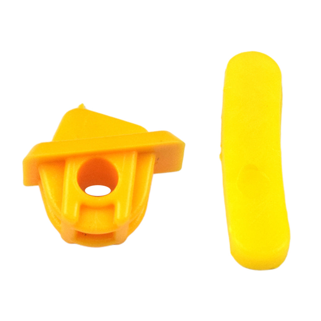 Maxbell 2Pcs Yellow Wheel Protection Plastic 27mm Tire Changer Bird Head Remover Pad
