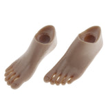 Maxbell 1/6 Super Flexible Male Seamless Body Skeleton Muscular Nude Black Skin