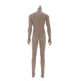 Maxbell 1/6 Super Flexible Male Seamless Body Skeleton Muscular Nude Black Skin