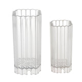 Maxbell Square Cube Plastic Clear Candle Molds Handmade Candles Soap 4.5x4.5x10.5CM