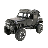 Maxbell 1/32 Alloy Jeep Big Foot Truck Car Model Toy with Sound and Light Black