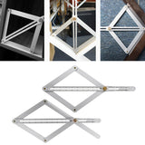 Maxbell Aluminum Alloy Corner Angle Finder Ceiling Artifact Square Protractor Tool A