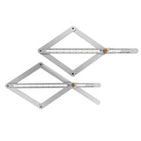 Maxbell Aluminum Alloy Corner Angle Finder Ceiling Artifact Square Protractor Tool A
