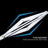 Maxbell Aluminum Alloy Corner Angle Finder Ceiling Artifact Square Protractor Tool A