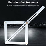 Maxbell Aluminum Alloy Corner Angle Finder Ceiling Artifact Square Protractor Tool A