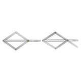 Maxbell Aluminum Alloy Corner Angle Finder Ceiling Artifact Square Protractor Tool A