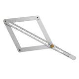 Maxbell Aluminum Alloy Corner Angle Finder Ceiling Artifact Square Protractor Tool A