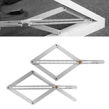 Maxbell Aluminum Alloy Corner Angle Finder Ceiling Artifact Square Protractor Tool A
