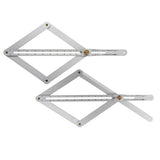 Maxbell Aluminum Alloy Corner Angle Finder Ceiling Artifact Square Protractor Tool A