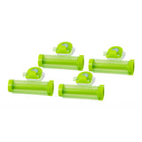 Maxbell 4pcs/set Mini Bathroom Toothpaste squeezer Easily install on the Wall Green