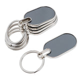 Maxbell Keyring Blank Metal Keychain Handbag Charm Round Oval Key Rings 8x2.6ＣＭ