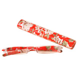 Maxbell Lightweight Flower Print Resin Reading Glasses Presbyopic +1.0~+4.0 +2.5