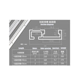 Maxbell Miter Gauge DIY Angle Push Ruler Woodworking Table Saw Accessories 40cm