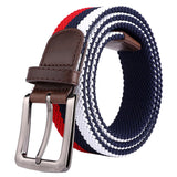 Maxbell Unisex Casual Woven Canvas Belt Travel Waist Waistband Belts