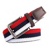 Maxbell Unisex Casual Woven Canvas Belt Travel Waist Waistband Belts