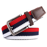 Maxbell Unisex Casual Woven Canvas Belt Travel Waist Waistband Belts