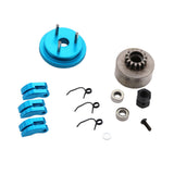 Maxbell 14T Gear Flywheel With Bearing Shoe Sets For 1/8 Rc Car Parts Blue