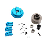 Maxbell 14T Gear Flywheel With Bearing Shoe Sets For 1/8 Rc Car Parts Blue