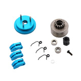 Maxbell 14T Gear Flywheel With Bearing Shoe Sets For 1/8 Rc Car Parts Blue