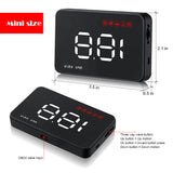 Maxbell A1000 Car HUD Digital Head Up Display OBD2 Speedometer Speed Warning System