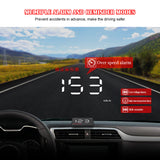 Maxbell A1000 Car HUD Digital Head Up Display OBD2 Speedometer Speed Warning System