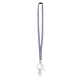 Maxbell Lanyard ID Badge Card Holder Strap Sparkling Phone Neck Straps Light Purple