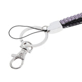 Maxbell Lanyard ID Badge Card Holder Strap Sparkling Phone Neck Straps Light Purple