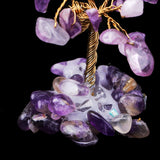 Maxbell Delicate Crystal Jewelry Tree Style Office Home Decoration D Purple