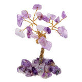 Maxbell Delicate Crystal Jewelry Tree Style Office Home Decoration D Purple