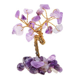 Maxbell Delicate Crystal Jewelry Tree Style Office Home Decoration D Purple