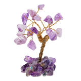 Maxbell Delicate Crystal Jewelry Tree Style Office Home Decoration D Purple