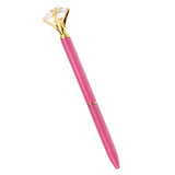 Maxbell Rhinestone Ballpoint Pen High-end Metal Pen Ballpoint Pen  Light Pink