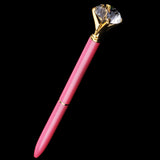 Maxbell Rhinestone Ballpoint Pen High-end Metal Pen Ballpoint Pen  Light Pink