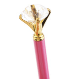 Maxbell Rhinestone Ballpoint Pen High-end Metal Pen Ballpoint Pen  Light Pink