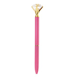 Maxbell Rhinestone Ballpoint Pen High-end Metal Pen Ballpoint Pen  Light Pink