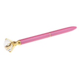 Maxbell Rhinestone Ballpoint Pen High-end Metal Pen Ballpoint Pen  Light Pink