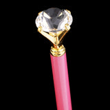 Maxbell Rhinestone Ballpoint Pen High-end Metal Pen Ballpoint Pen  Light Pink