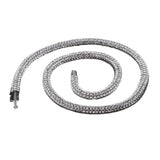 Maxbell Hot Fix Crystals Rhinestone Ribbon Trim 40cm DIY Bracelet White