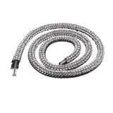 Maxbell Hot Fix Crystals Rhinestone Ribbon Trim 40cm DIY Bracelet White