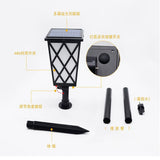 Maxbell Solar Flame Beam Nail IP65 Waterproof Outdoor Yard Garden Wall Lamp