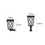 Maxbell Solar Flame Beam Nail IP65 Waterproof Outdoor Yard Garden Wall Lamp