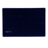 Maxbell 24 Grid Velvet Frame Series Display Tray Coin Case for Coin Display -Blue