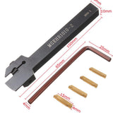 Maxbell MGEHR1010-2 Lathe Boring Bar Holder+CNC Inserts Blades+Wrench Set Hand Tools